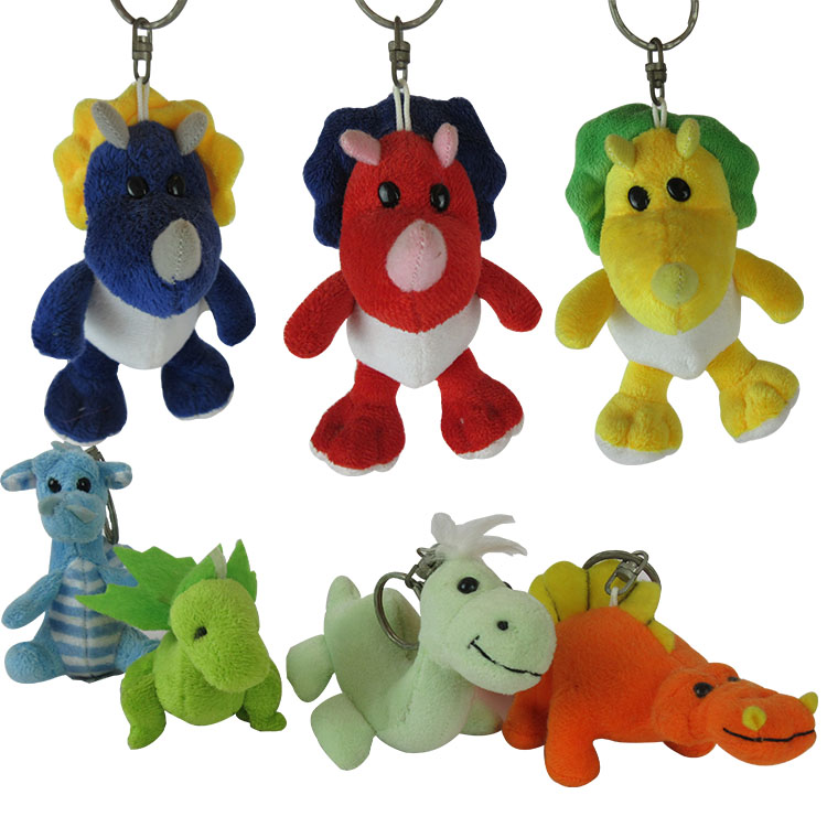 Индивидуальный плюшевый брелок, мягкий игрушечный динозавр, плюшевый брелок