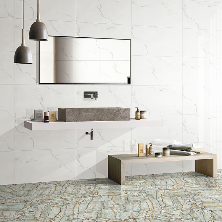 Hasin Cheapest Ceramic with Price Beige Porcelain Bathroom Wall Tile Rustic Floor Tile 400x800mm