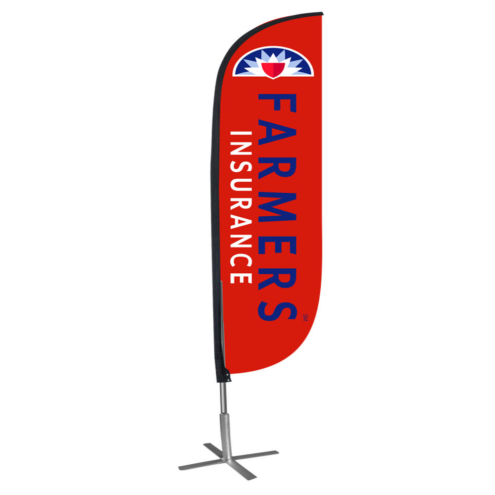 2 Low Cost Insurance Two Swooper Feather Flag Kits