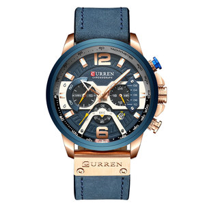 2019 Aliexpress hot sales curren 8329 men quartz chronograph watch luxury man wristwatches relogio masculino