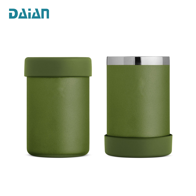 Новое поступление, оптовая продажа, вакуумная Изолированная пивная банка с двойными стенками 12 унций, охлаждающие чашки