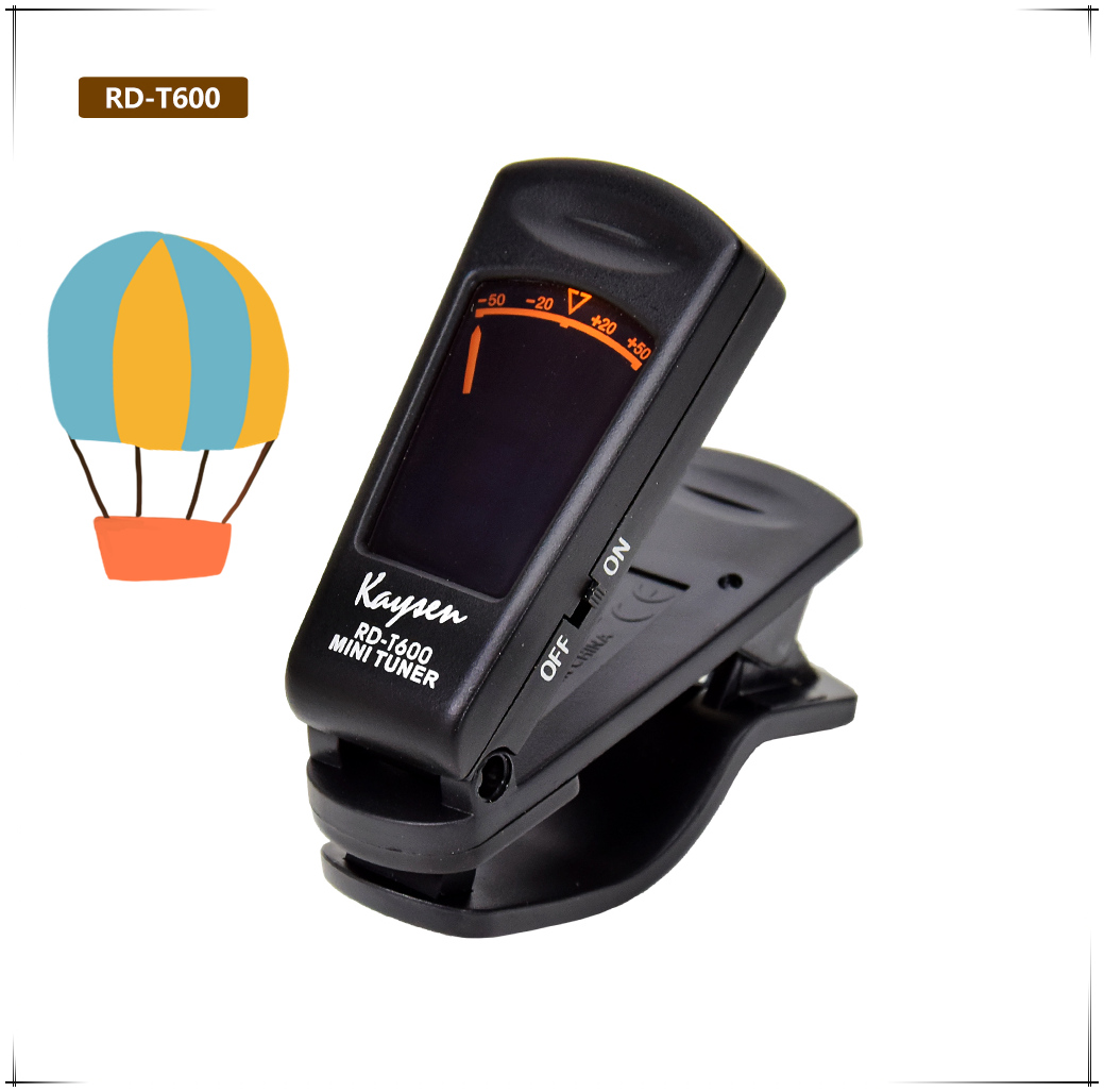 吉他调音器,kaysen音高可调频率彩色吉他调音器尤克里里琴,宽屏显示