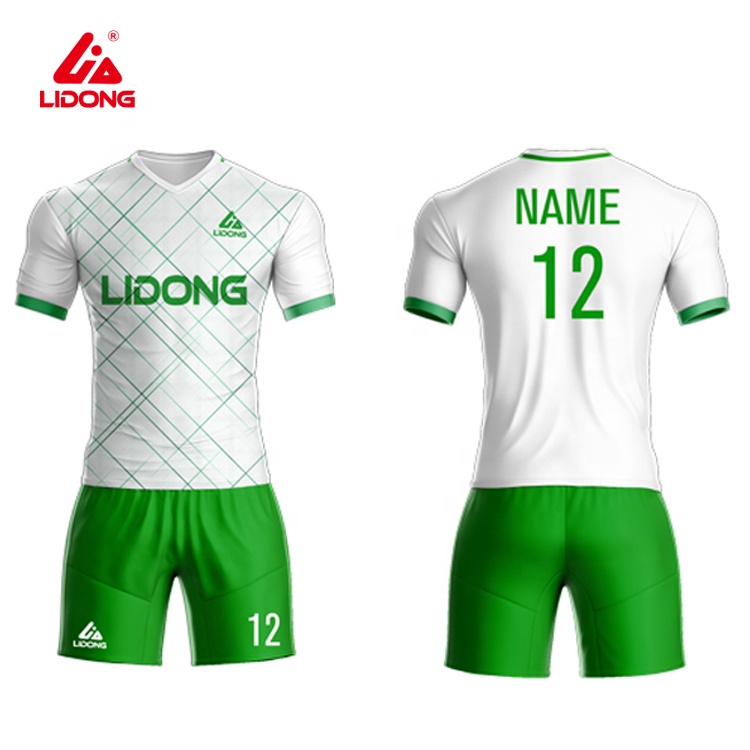 camisetas deportivas verde con blanco
