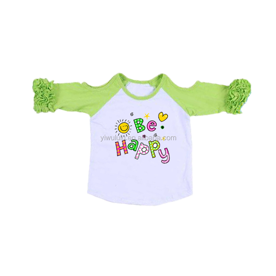 Детская рубашка из бутика, Весенняя хлопковая рубашка с буквенным принтом для маленьких девочек