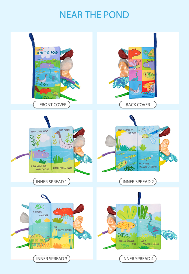 cloth book stuffed toy plush toy educational kids learning toys baby book fabric book