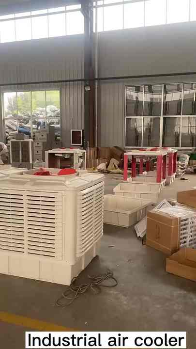40000 Cfm Industrial Air Cooler Fan Evaporative Controller Facto Wall ...