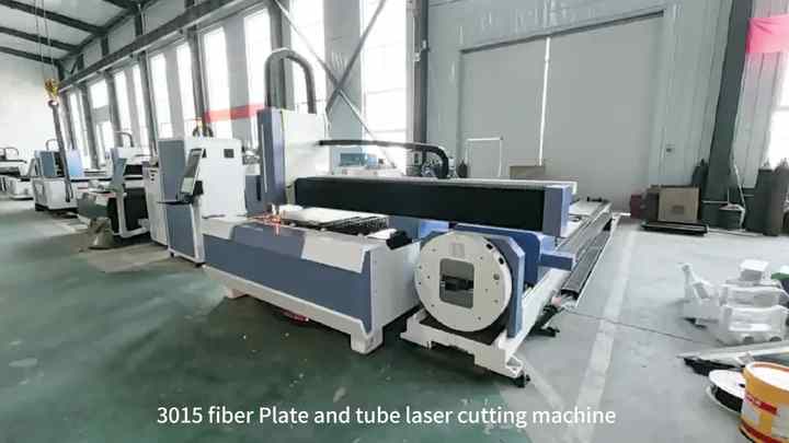 Large Laser Tube Plate Cutting Machine Fiber Laser with Cypcut Control ...