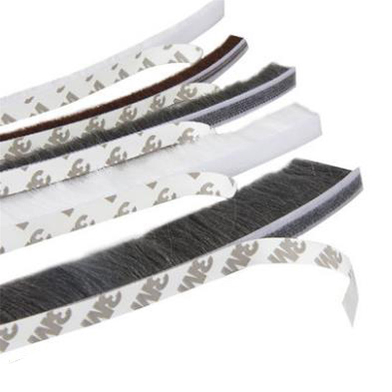 Adhesive Wool Pile Weather Strip Felt Draught Excluder Sliding Sash Window Door Seals Grey Seal Brush