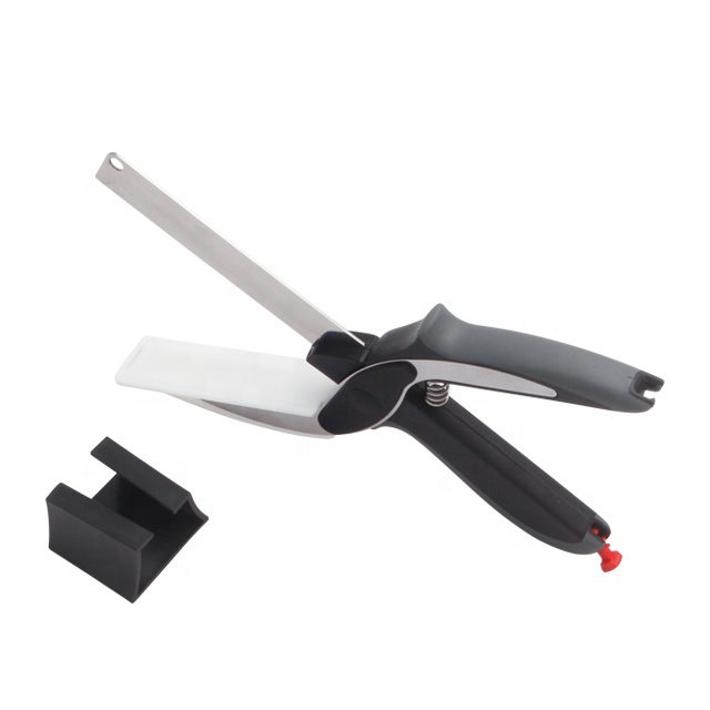 Лидер продаж на Amazon, многофункциональный нож и разделочная доска 2 в 1, резак для овощей