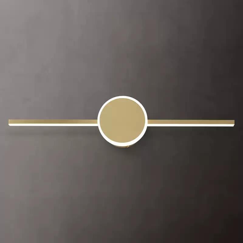 Gold Led Linear Vanity Mirror Light for Bathroom Mirror Living Room Gallery