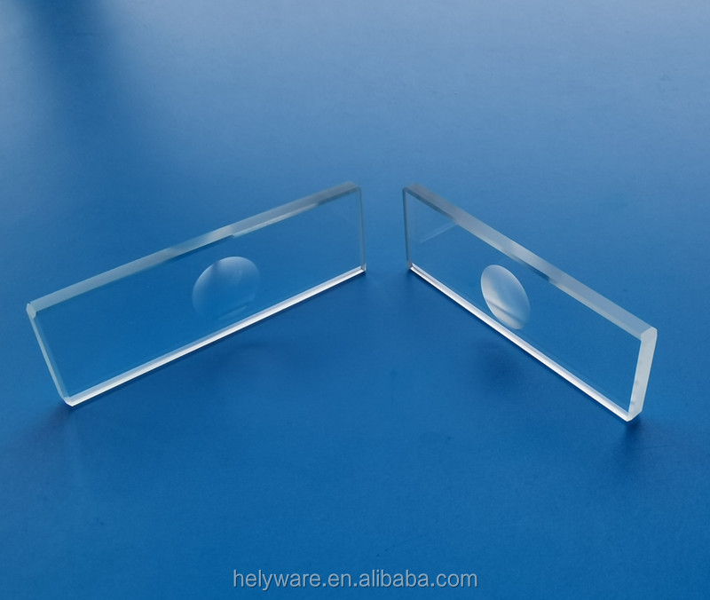 5毫米厚单井磨砂凹陷载玻片一凹陷凹面玻璃显微镜载玻片