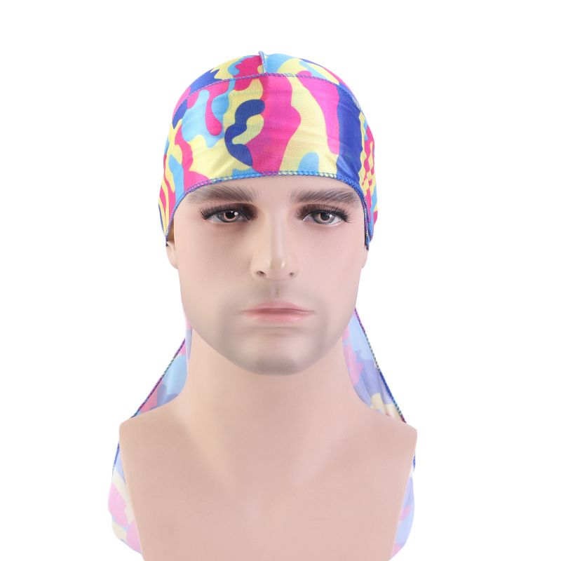durags头饰男士durag假发头巾帽子doo durag biker头带海盗帽子发饰