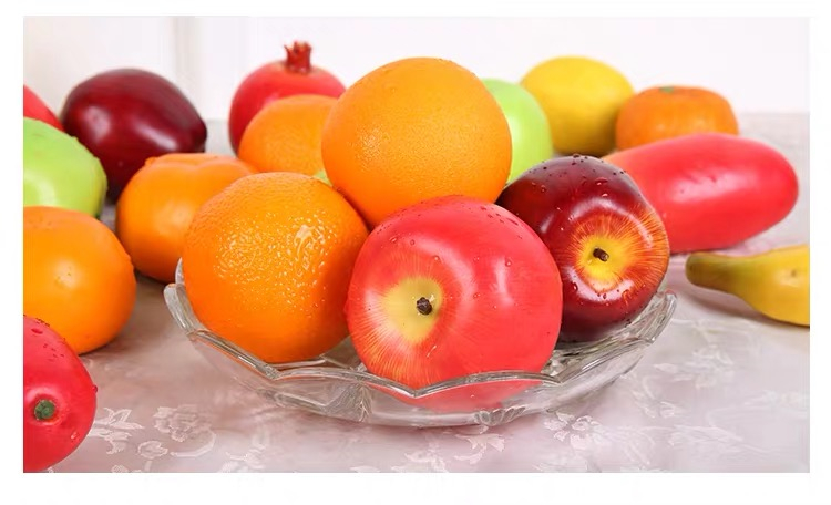 lu越人造水果逼真假水果家窗口显示装饰仿真水果泡沫模型模拟橙色