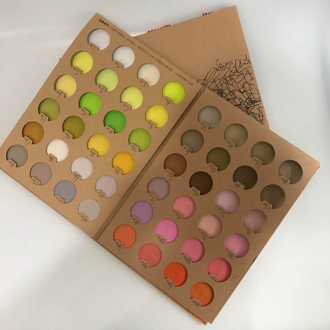 Образец карты swatch