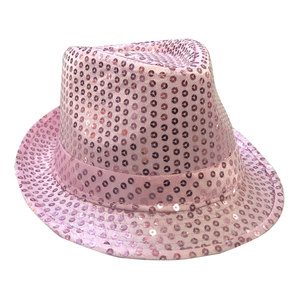 Sequin fedora hats wholesale Clearance