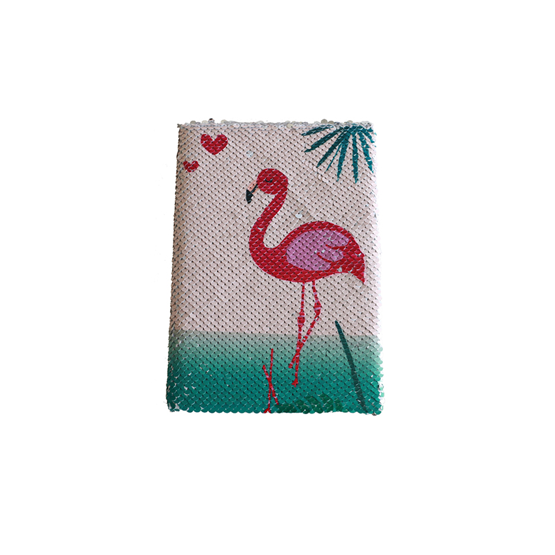 Factory Printing Eco Friendly A5 Waterproof Glitter Sequin Notebook Unicorn Notebook For Christmas Gift