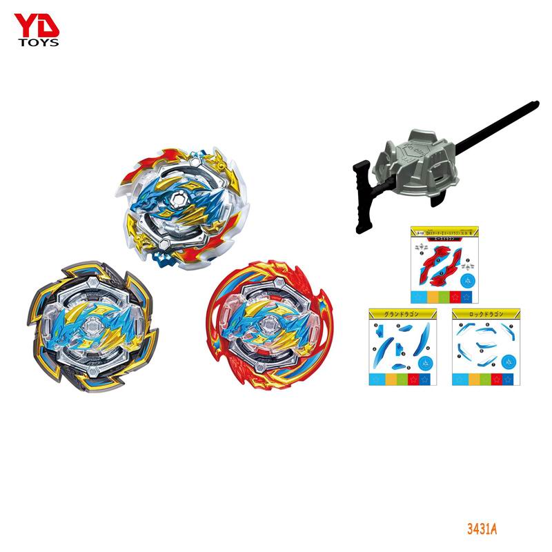 Оптовая продажа, классический боевой верх серии 3431A, набор спиннера, металлические лучшие игрушки с пусковым устройством