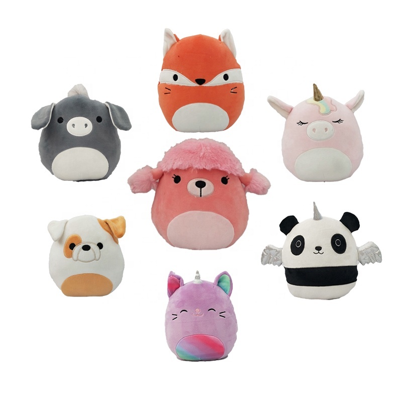 Мягкая плюшевая игрушка для малышей Yoda Squishmallow мягкая плюшевая кавайная мягкая игрушка