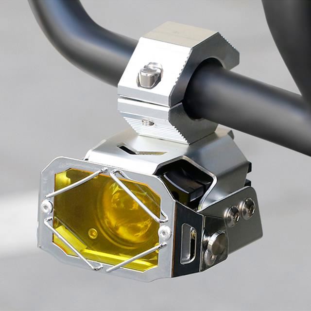 Светодиодный прожектор высокой мощности 4500 лм, белый и желтый свет, прожектор для мотоцикла, светодиодный вспомогательный фонарь для мотоцикла, светодиодная фара