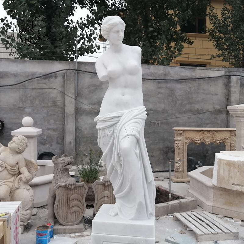 デコラティブガーデン ギリシャ女裸体石彫刻 マーブルビーナス像