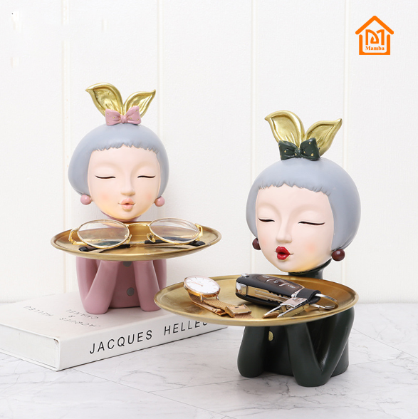 Модное украшение для дома для девочек, декоративная пластина из смолы для ключей, очков