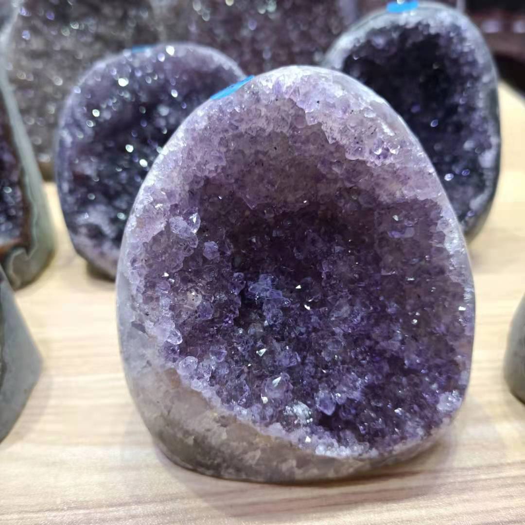 Популярный Малый размер, высокое качество, хрустальный камень, отверстие, рукоделие, аметист, Гейд для украшения