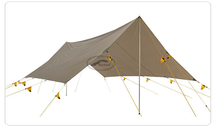 定制防水避雨露营 4*4.35 米防刮聚雨篷帐篷篷布遮阳加固退出制造商