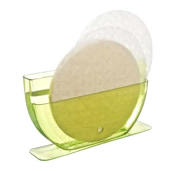 (Свежий пружинный рулон) набор с обертками из рисовой бумаги, лотками для обертывания рисовой бумаги, чашей для воды из рисовой бумаги