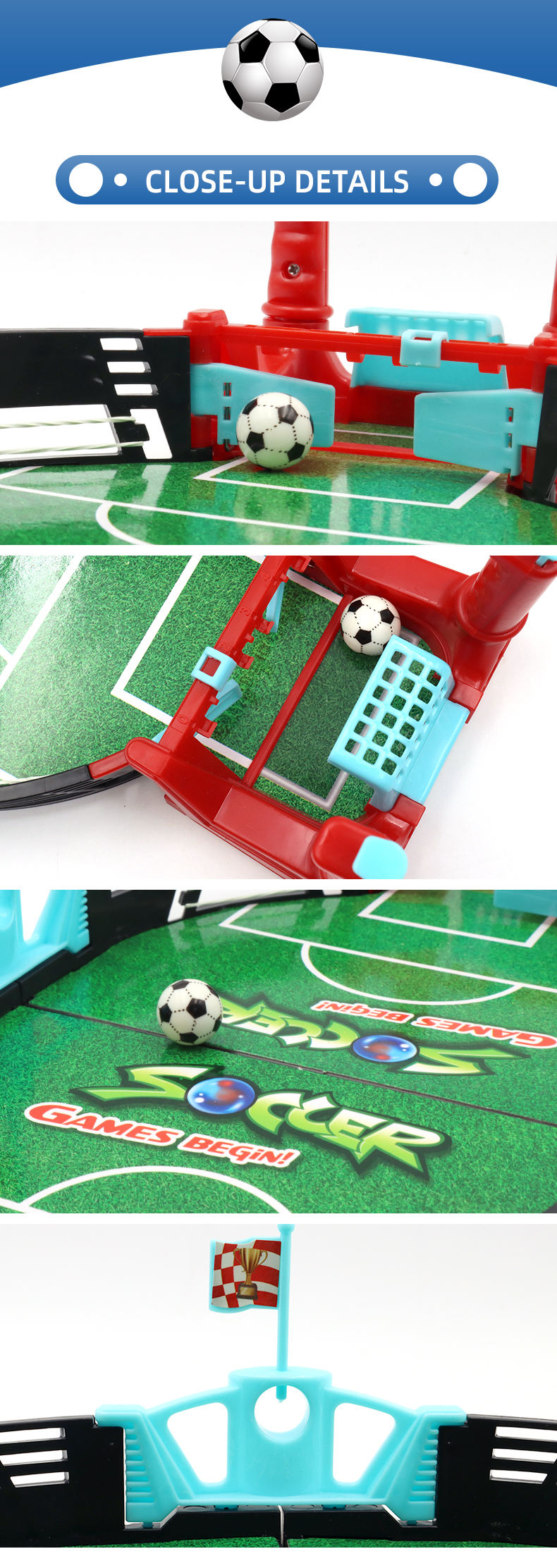 New indoor desktop sports double player plastic soccer toy football table game