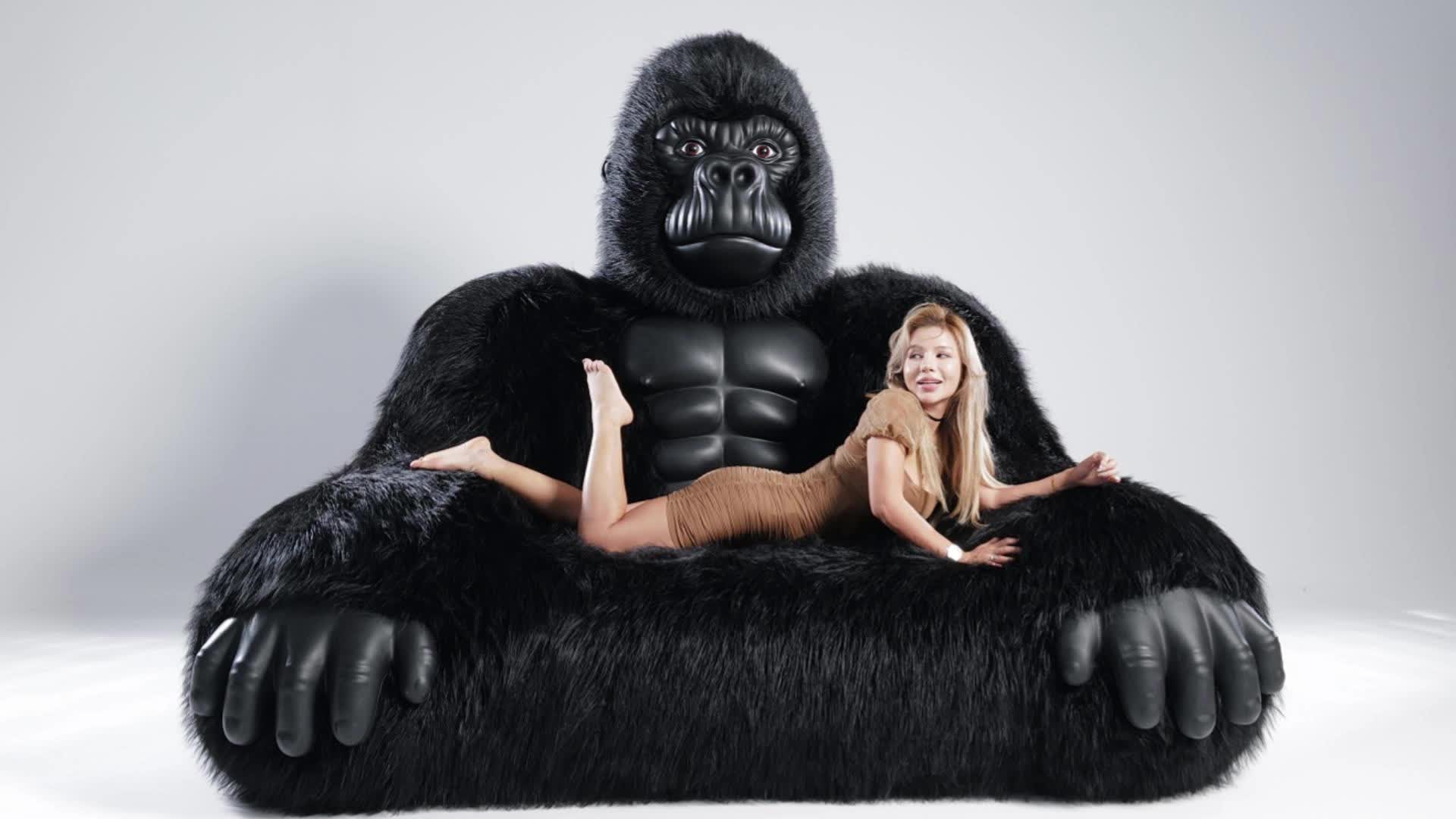 新作 Kong King Shape Gorilla New 2025 Couch Celebrity Internet - その他