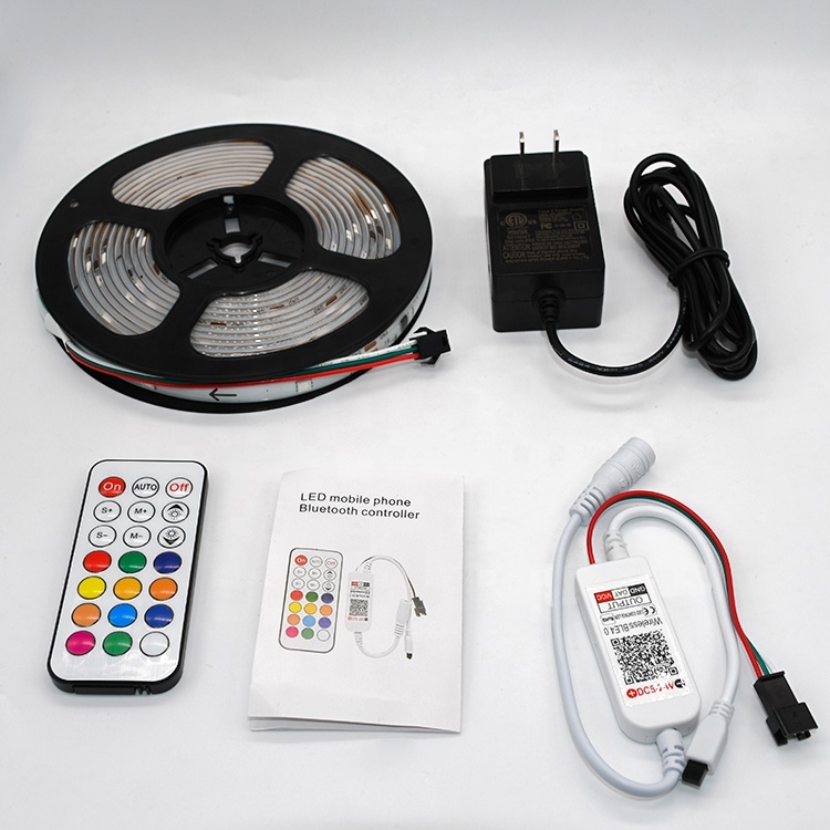 Dream color magic addressable smart lights bluetoooth контроллер для мобильного приложения, управление водонепроницаемым rgb IC 5050, комплект светодиодных лент