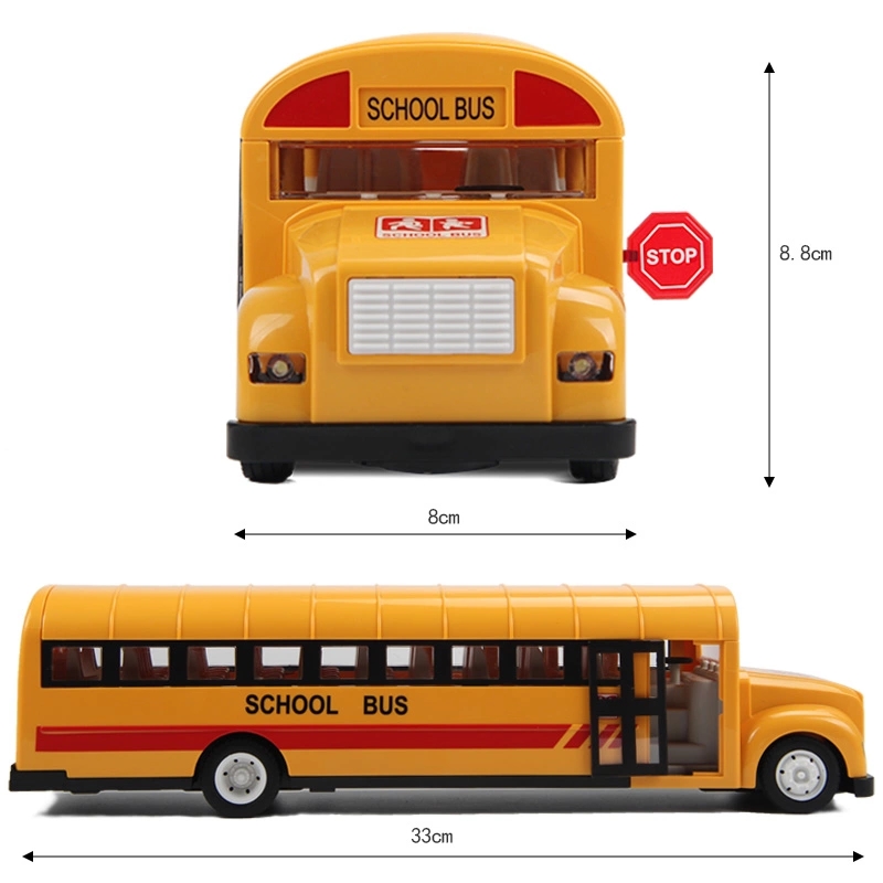 Radio Control RC School Bus Toy - 2.4G Plastic Toy Cars