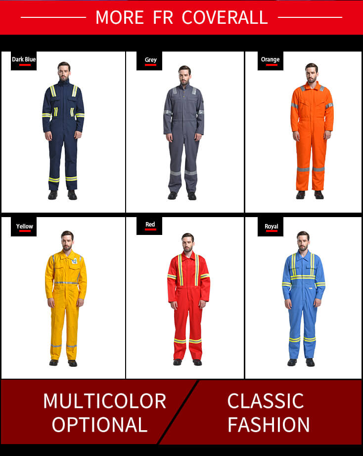 Hi vis flame resistant coal mine workwear