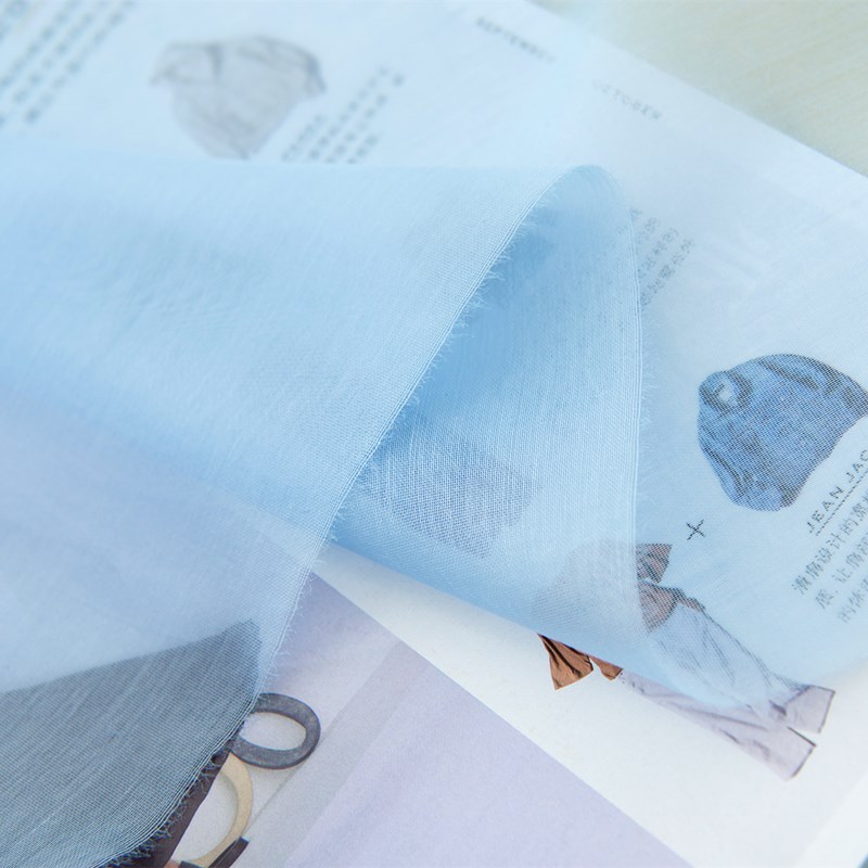 Легкая шелковая простая окрашенная ткань жоржет летняя ткань для женских пальто