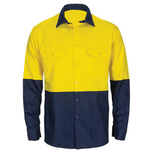 Catálogo de fabricantes de Camisa De Uniforme Verde de alta Lx804 Camisas De Uniforme De Seguridad De Trabajo De Manga