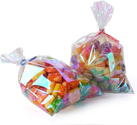 iridescent holographic cellophane party wedding gift plastic