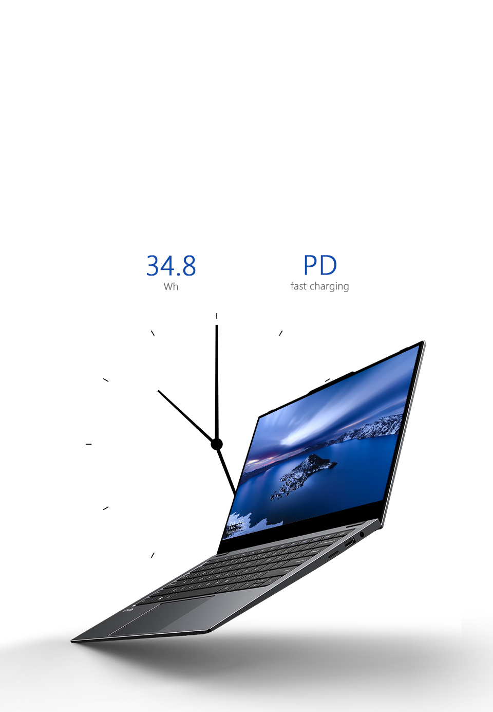 Chuwi Larkbook - Lightweight 13 Inch Laptop with Intel Celeron N4120