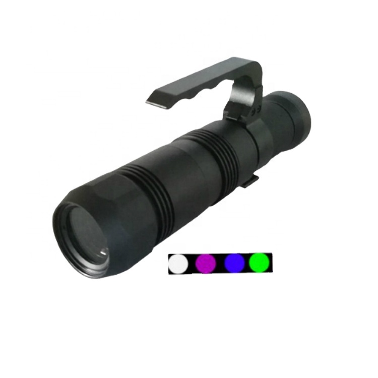 Многодиапазонный фонарь высокой мощности для осмотра трассировки с несколькими длинами волны полицейский уличный поисковый фонарь Светодиодная лампа