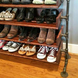 vintage boot rack
