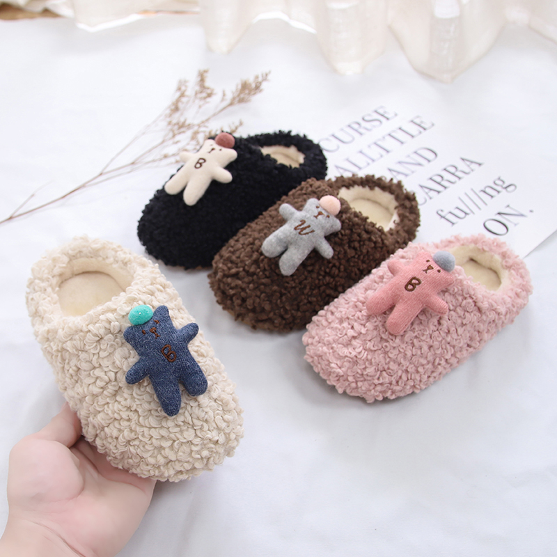 MENG SHENG Unisex Non-Slip Indoor Floor Cotton Slippers