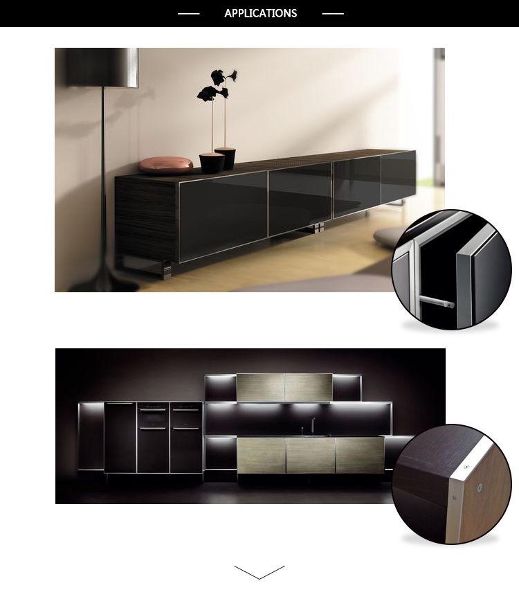LENWA Factory Edge Banding Aluminum for Cabinet Doors or Panels