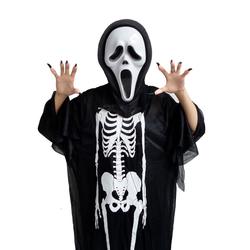 Halloween party costume ghost festival costume skull ghost masquerade skull gloves carnival performance wear
