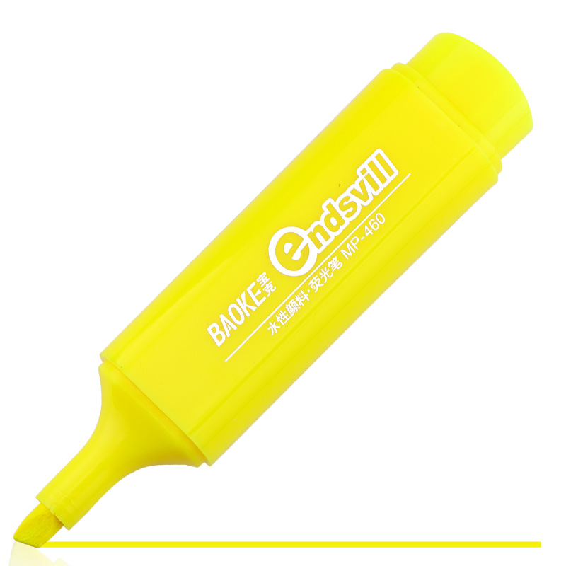 黄色の蛍光ペンマーカーペンOEM液体ブラシ蛍光ペン| Alibaba.com