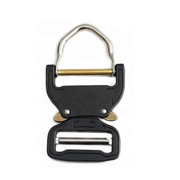 Быстросъемная пряжка для ремня 38 мм 39 мм из цинкового сплава с D-образным кольцом, прочные черные лямки для мужчин