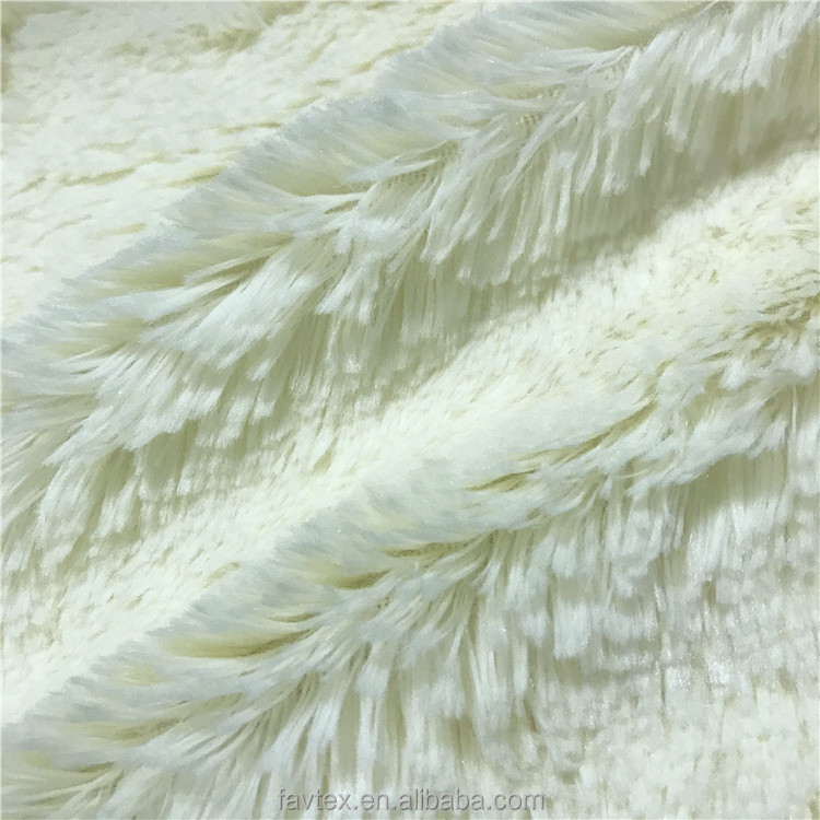 Дешевая оптовая продажа, белая плюшевая ткань 18 мм PV для одеял, игрушек, домашнего текстиля, обуви