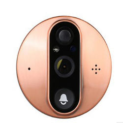 For WiFi intelligent electronic cat eye doorbell wireless intercom video doorbell 4.3 inch cat eye home remote monitoring