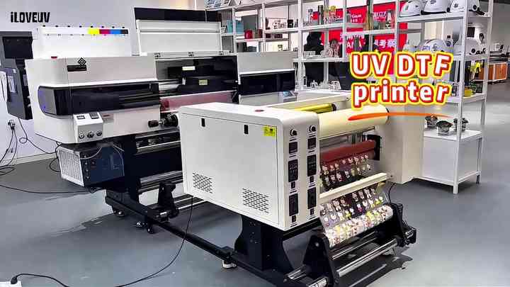 A3 UV DTF Printer with Four F1080A1 Print Head 30cm Sticker UV Printer ...