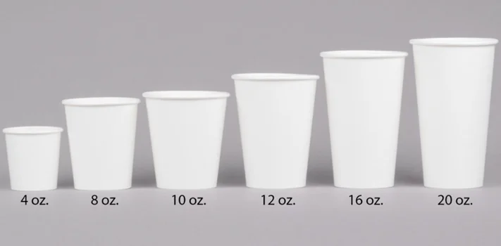 vasos de helado de papel