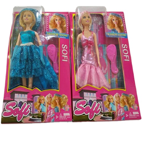 Оптовая продажа, высокое качество, ПВХ, настраиваемый, несколько нарядов, в комплекте с одной коробкой кукол принцессы