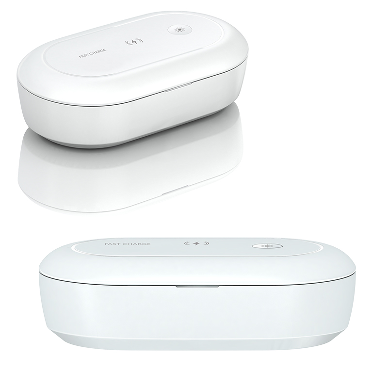 Tendendo produtos 2020 new arrivals UV Sanitizer Celular/Carregador Sem Fio, 10W Qi de Carregamento Rápido, suporte do telefone para todos os telefones